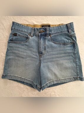 Noble Outfitters Light Blue High-Rise Denim Shorts